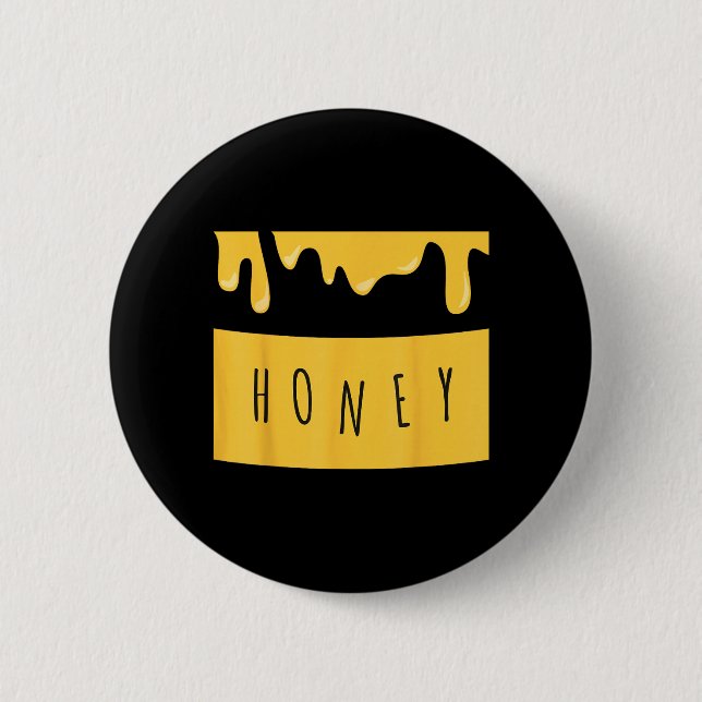 Badge Rond 5 Cm Pot de miel déguisement (Devant)