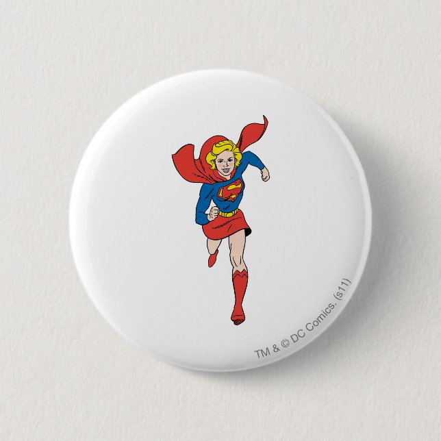 Badge Rond 5 Cm Poteau de superfille 8 (Devant)