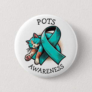 Badge Rond 5 Cm POTS Syndrome de tachycardie orthostatique postura