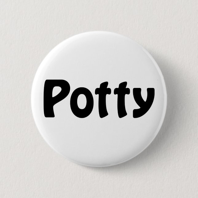 Badge Rond 5 Cm Potty (Devant)