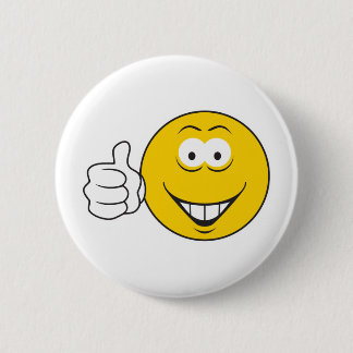 Badge Rond 5 Cm Pouce vers le haut