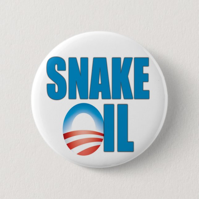 Badge Rond 5 Cm Poudre de perlimpinpin (Obama) (Devant)