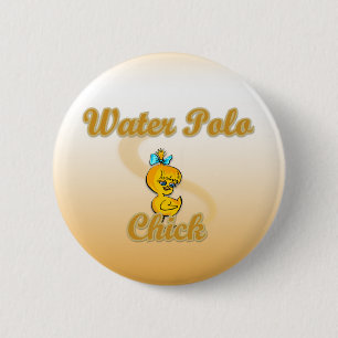 Badge Rond 5 Cm Poule de water-polo
