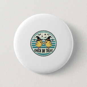 Badge Rond 5 Cm Poulet de Vintage ou Traitement Dessin de Poulets