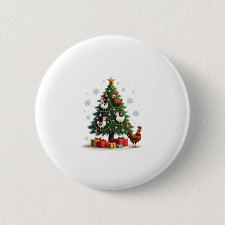 Badge Rond 5 Cm Poulet Vache Chèvre Cheval Ferme Animal Agriculteu