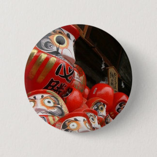Badge Rond 5 Cm Poupées japonaises de bonne chance de Daruma San