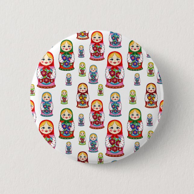 Badge Rond 5 Cm poupées russes (Devant)
