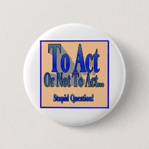 Badge Rond 5 Cm Pour agir ou pas