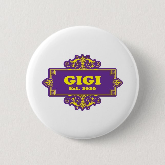 Badge Rond 5 Cm Pour Cette Spéciale "GiGi 2020" (Devant)