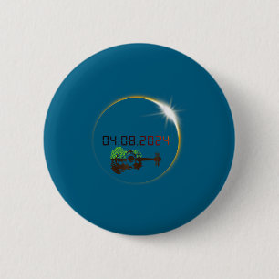 Badge Rond 5 Cm Pour éclipse solaire avril 8 solaire
