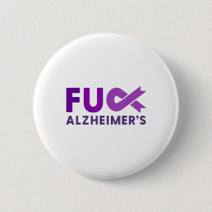Badge Rond 5 Cm Pour Heimers Dementia Support Squad Ribbo