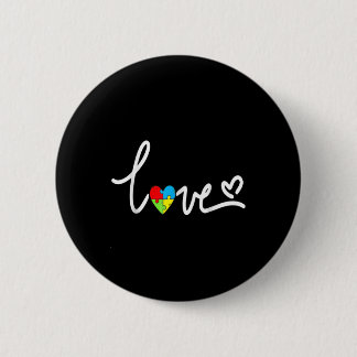 Badge Rond 5 Cm Pour Hommes Femmes Sensibilisation sur l'autisme T