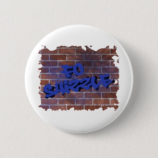 Badge Rond 5 Cm pour la conception de graffitis shizzle (Devant)
