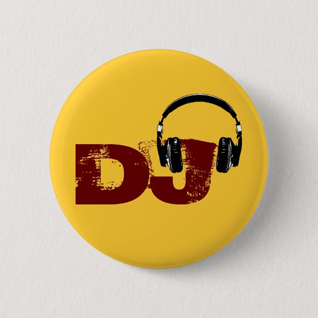 Badge Rond 5 Cm pour la DJ (Devant)