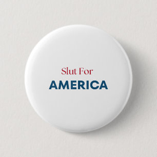 Badge Rond 5 Cm Pour l'Amérique 4 juillet patriotique