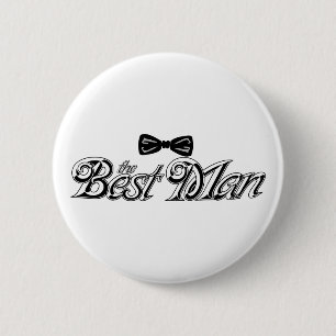 Badge Rond 5 Cm Pour le meilleur bouton d'homme