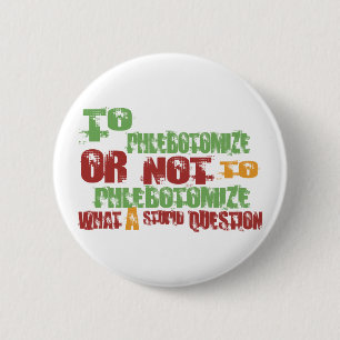 Badge Rond 5 Cm Pour Phlebotomize