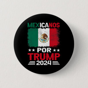 Badge Rond 5 Cm Pour Trump 2024 Don Pro Trump - Mexicanos Por Trum
