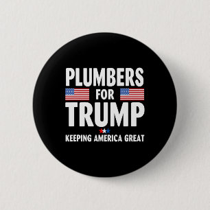 Badge Rond 5 Cm Pour Trump 2024 Garder l'Amérique grand drapeau am