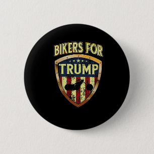 Badge Rond 5 Cm Pour Trump Funny Biker Cadeau Teft