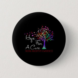 Badge Rond 5 Cm Pour Un Cerveau Cure Aneurysme Sensibilisation Arb