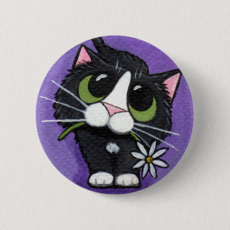 Badge Rond 5 Cm Pour vous - bouton de chat