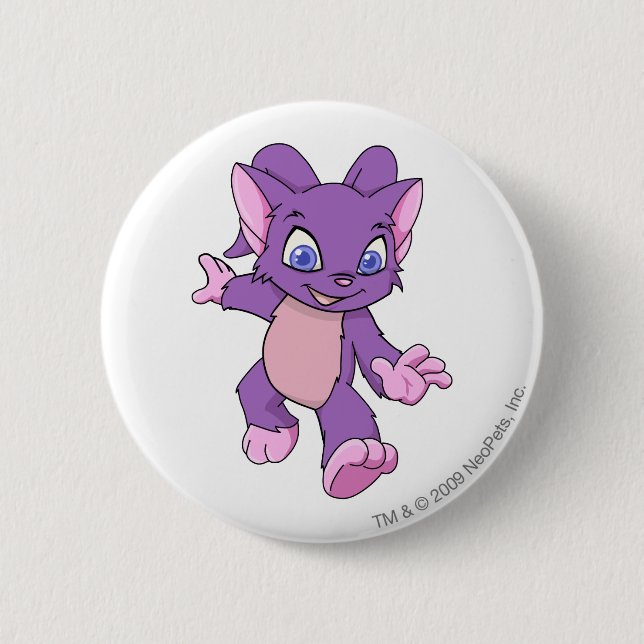 Badge Rond 5 Cm Pourpre d'Acara (Devant)