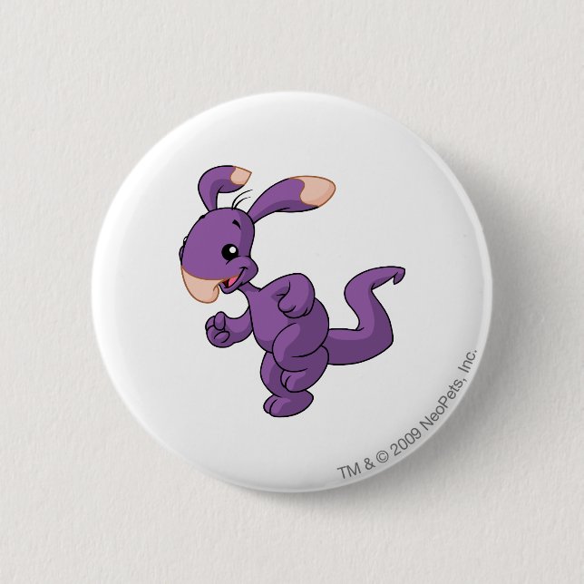 Badge Rond 5 Cm Pourpre de Blumaroo (Devant)