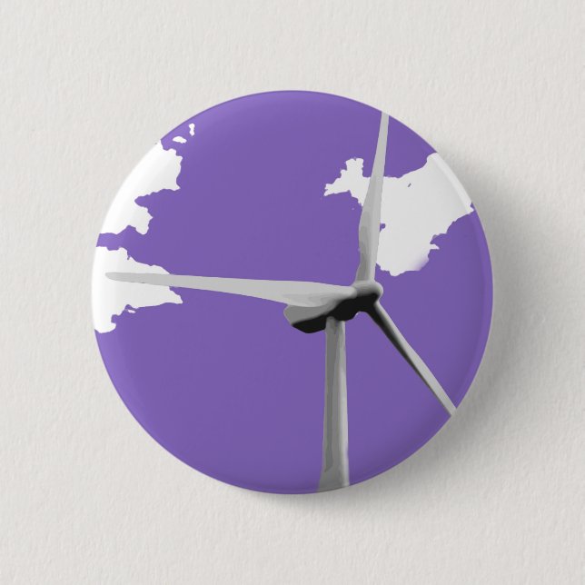 Badge Rond 5 Cm Pourpre de GKWF (Devant)