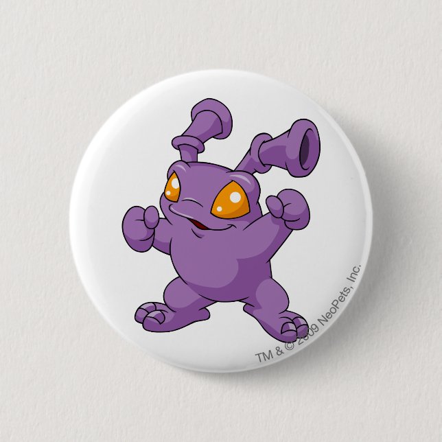 Badge Rond 5 Cm Pourpre de Grundo (Devant)