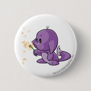 Badge Rond 5 Cm Pourpre de Kacheek
