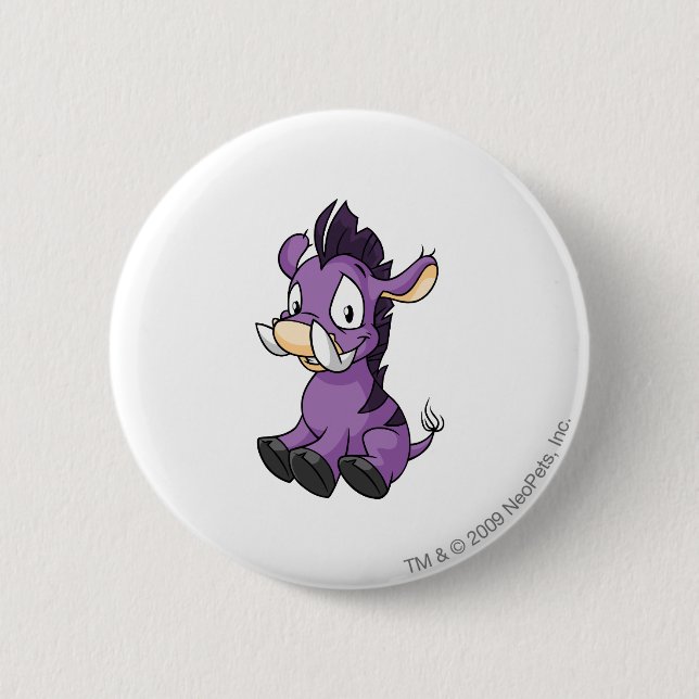 Badge Rond 5 Cm Pourpre de Moehog (Devant)