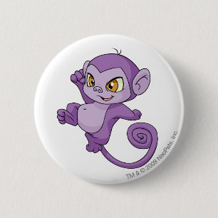 Badge Rond 5 Cm Pourpre de Mynci
