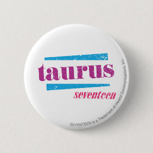 Badge Rond 5 Cm Pourpre de Taureau