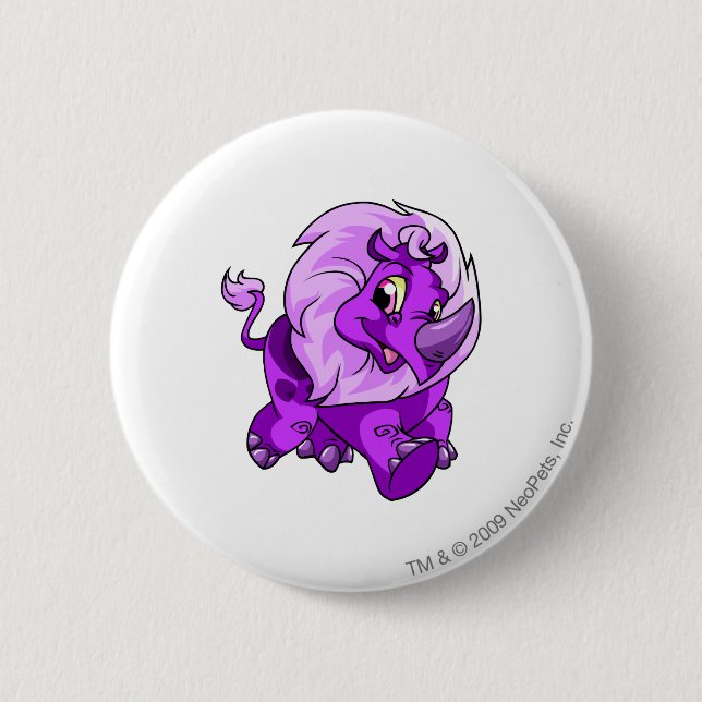 Badge Rond 5 Cm Pourpre de Tonu (Devant)