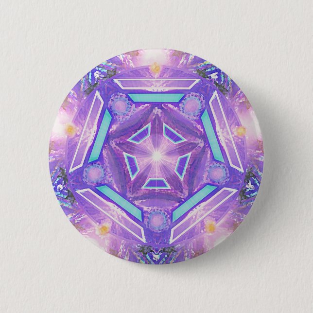 Badge Rond 5 Cm Pourpre W1 (Devant)
