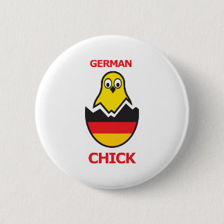 Badge Rond 5 Cm Poussin allemand