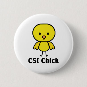 Badge Rond 5 Cm Poussin de CSI