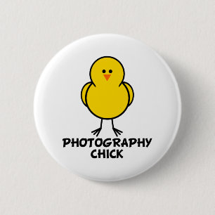 Badge Rond 5 Cm Poussin de photographie