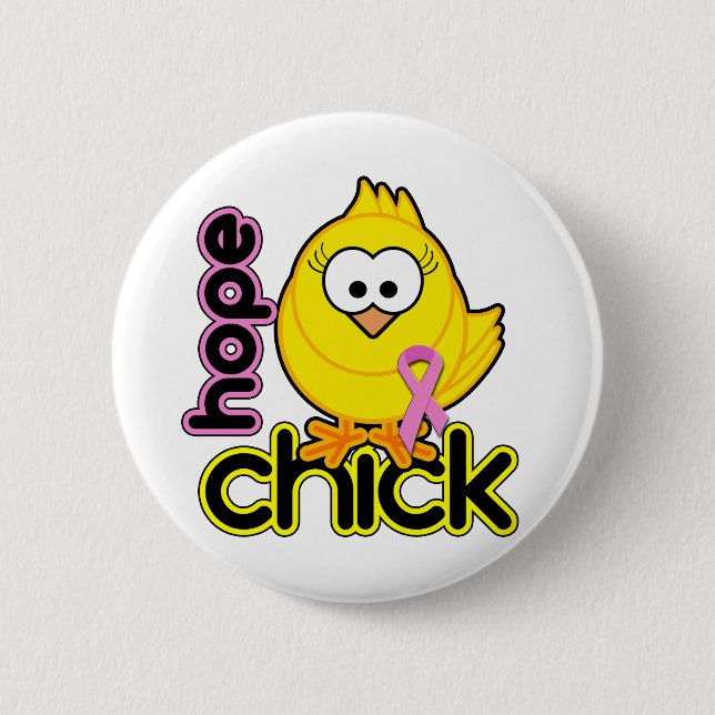 Badge Rond 5 Cm Poussin d'espoir (Devant)