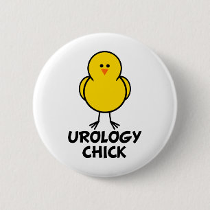 Badge Rond 5 Cm Poussin d'urologie
