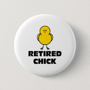Badge Rond 5 Cm Poussin retiré