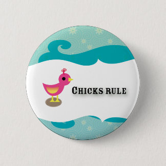 Badge Rond 5 Cm poussins