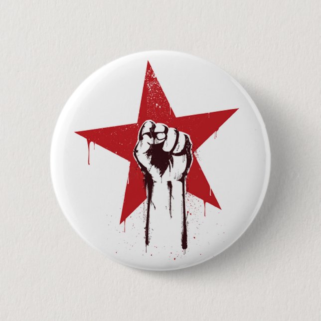 Badge Rond 5 Cm Pouvoir au peuple (Devant)