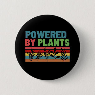 BADGE ROND 5 CM POUVOIR PAR DES PLANTES