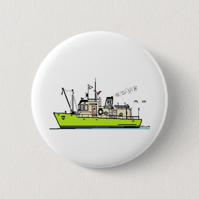 Badge Rond 5 Cm PowerBoat (Devant)