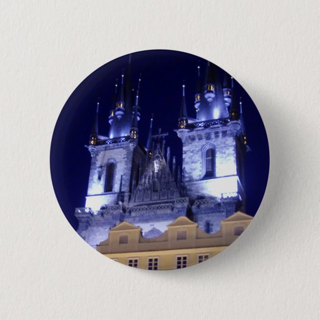 Badge Rond 5 Cm Prague (Devant)