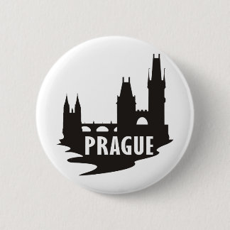 Badge Rond 5 Cm Prague