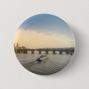 Badge Rond 5 Cm Prague