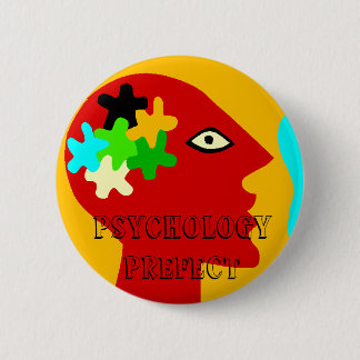 Badge Rond 5 Cm Préfet de psychologie